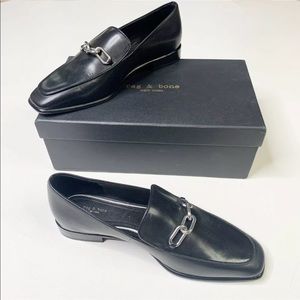 Rag And Bone Aslen Loafer Black Leather